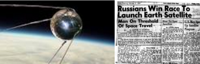 Soviets launch Sputnik
