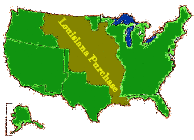 Napoleon sells the U.S. the Louisiana purchase