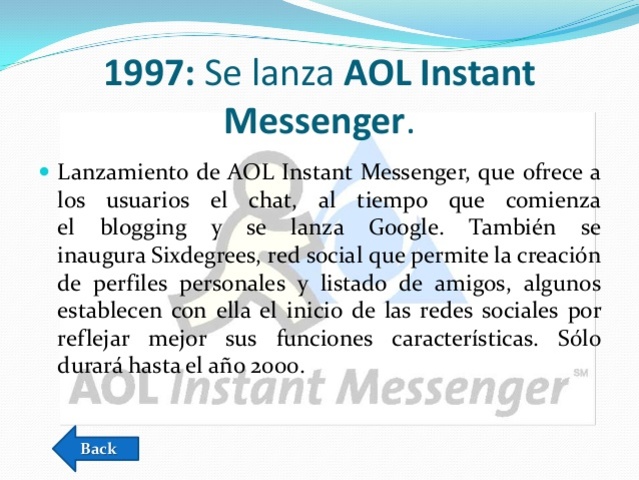 Lanzamiento de AOL Instant Messenger
