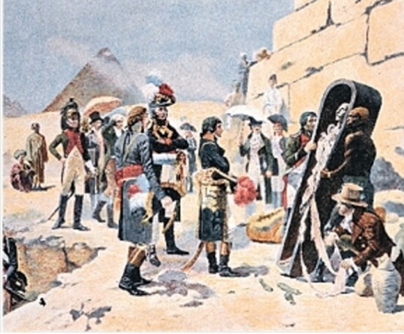 Napoleon invades Egypt
