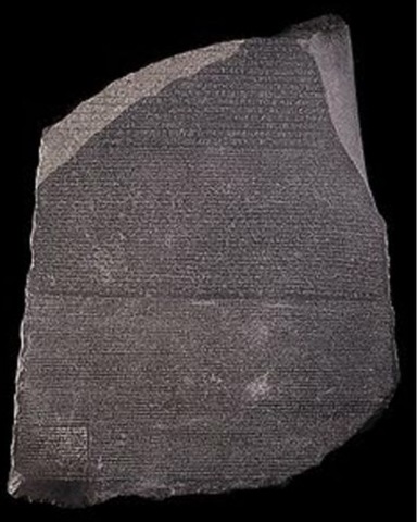 Napoleon’s army discovers the Rosetta Stone