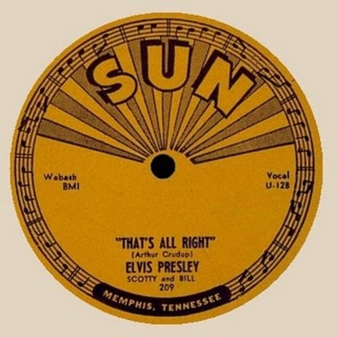 Elvis Presley releases first ever single "Thats all Right with Me"