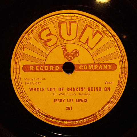 Jerry Lee Lewis release the hit song "Whole Lotta Shaking Going On"