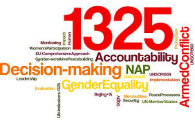 Security Council Resolution 1325 on Women Peace and Security