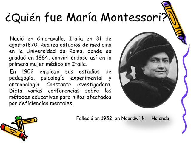 MARIA MONTESSORI