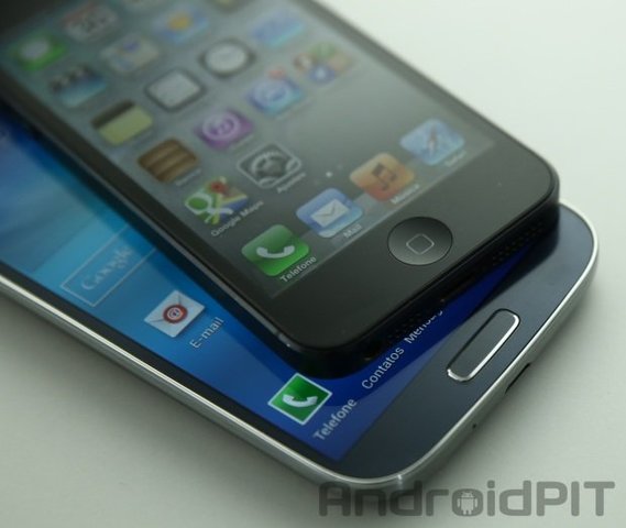 Samsung Galaxy S4 y iPhone 5