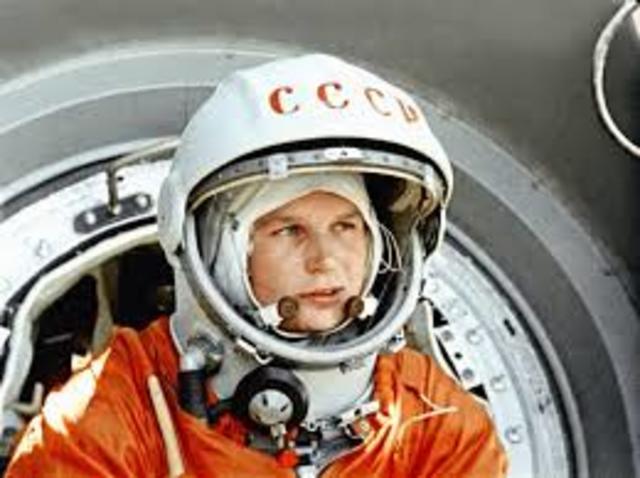 First Female astronaut to go into space (launch date)