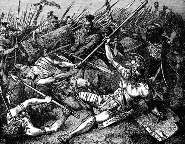 73 BC Gladiator Sparticus invades surrounding land  with army made of 70,000 slaves