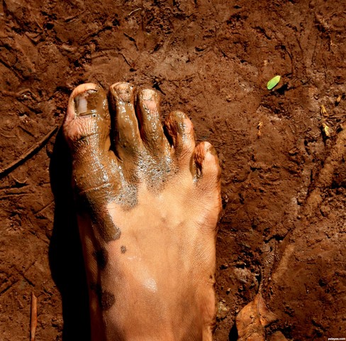 Kiowa Sinks in the Muck