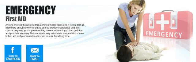 plan to complete emergency first aid couse