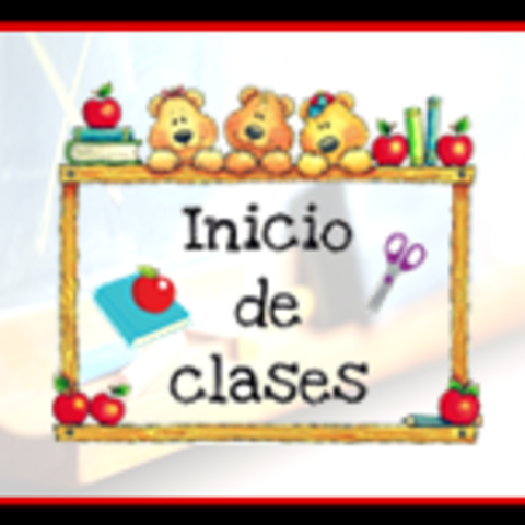 Inicio de curso