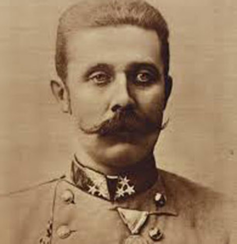 The Archduke and Archduchess of the Austro-Hungarian Empire visit Sarajevo