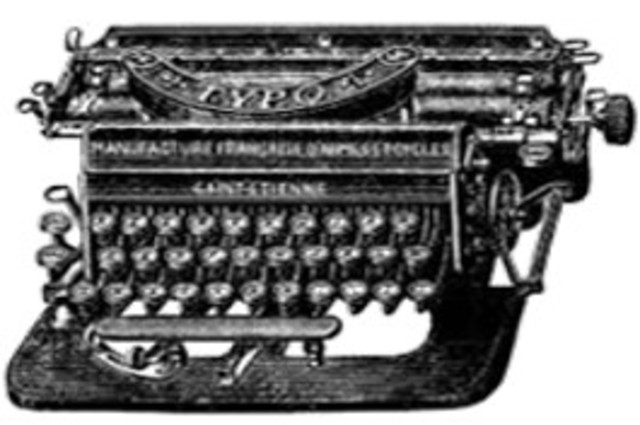 Creación de la máquina de escribir