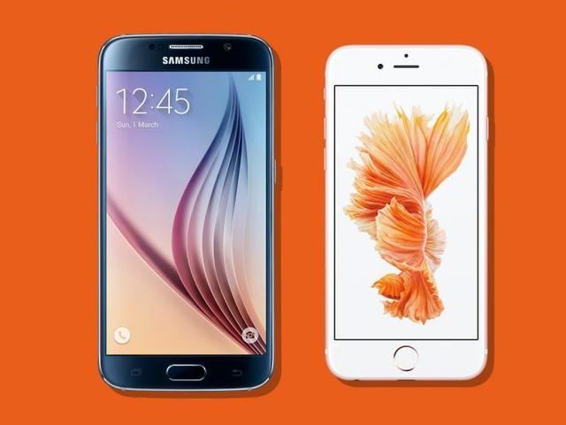 Samsung Galaxy S6 y el iPhone 6