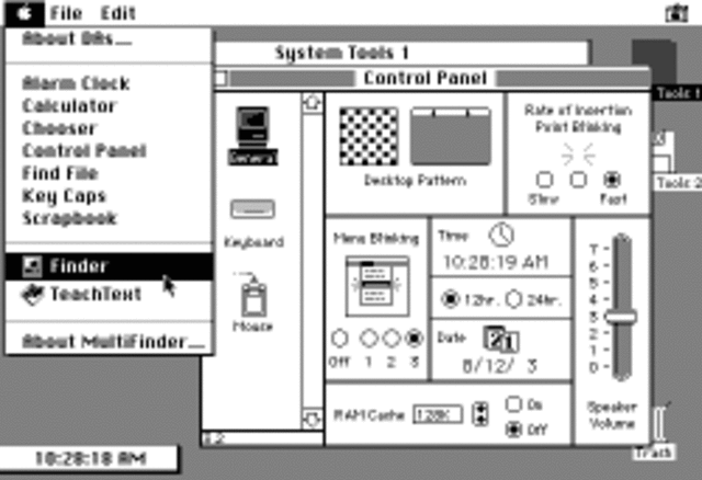 Mac OS. (System 4. 1987)