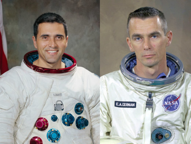 Юджин Сернан и Харрисон Шмит