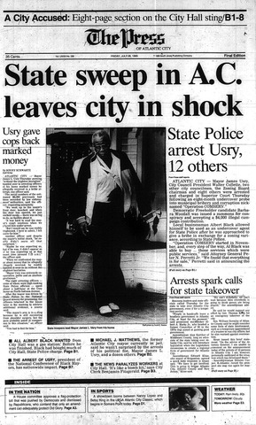 Mayor James L. Usry, Council President Walter Collette and 11 others from the city are charged with municipal bribery and influence peddling conspiracies