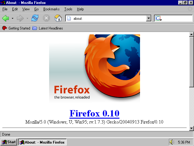 Firefox 1.0