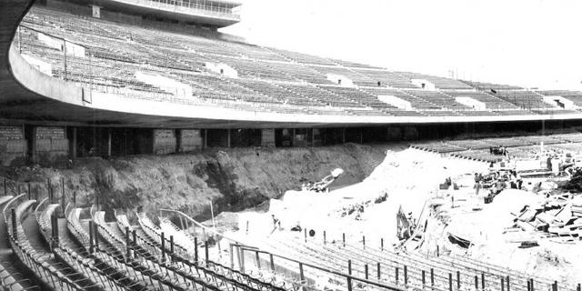 Construccion del estadio olimpico
