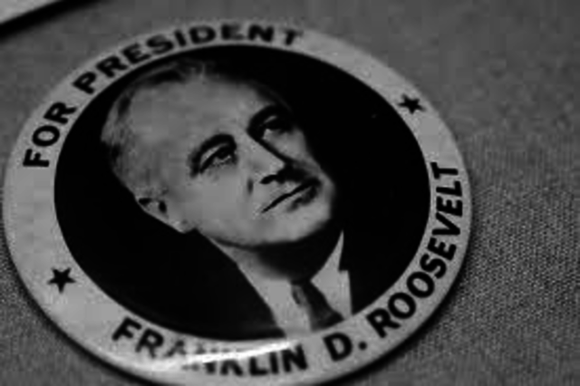 Franklin Roosevelt elected President of the United States.