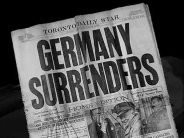 GERMANY SURRENDERS