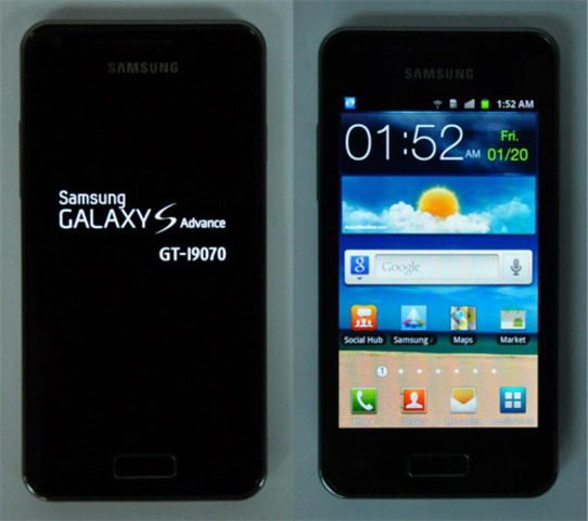 SAMSUNG GALAXY S ADVANCE