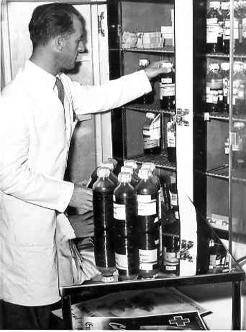 First blood bank started