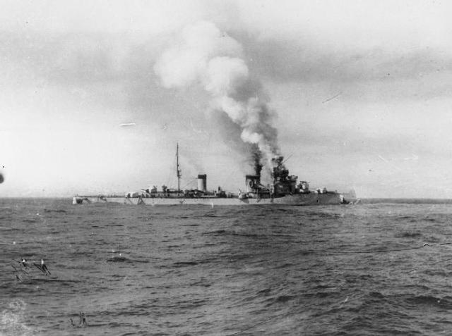 HMAS Sydney sinks the Italian cruiser Bartolomeo Colleoni off Crete