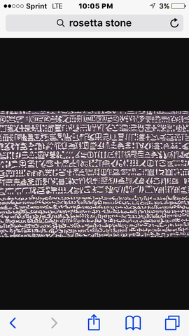 Army discovers Rosetta Stone