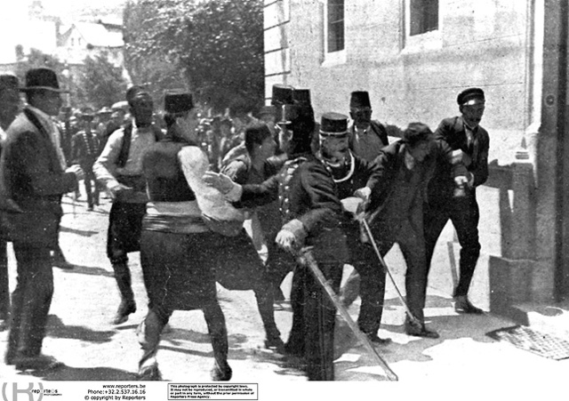 Gavrilo Princip is arrested