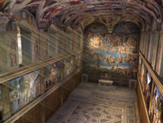 1480 The Sistine Chapel was restored
