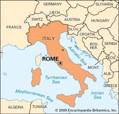 1946 Rome officially became Italy's capital city