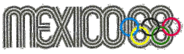 The XIX summer Olympic Games were held in Mexico City (Mexico)