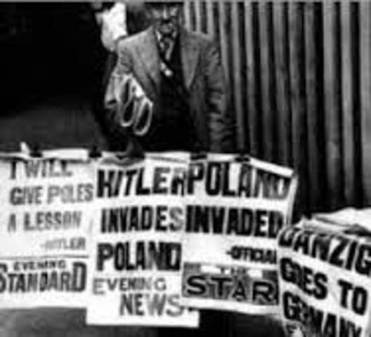 Nazis invade Poland