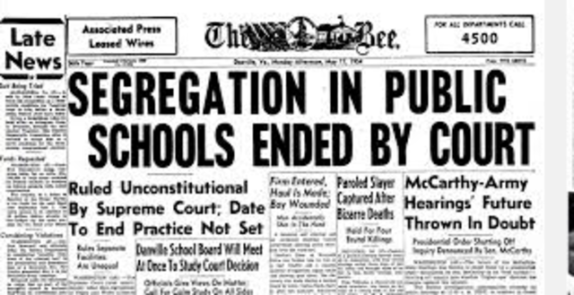 Brown V.S Board of Education