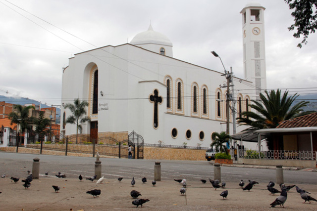 Construcción de la iglesia La Inmaculada