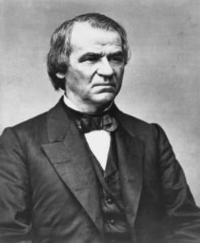 Johnson declares reconstruction complete