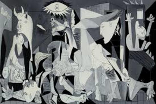 Picasso comenzó a pintar su obra maestra "Guernica"