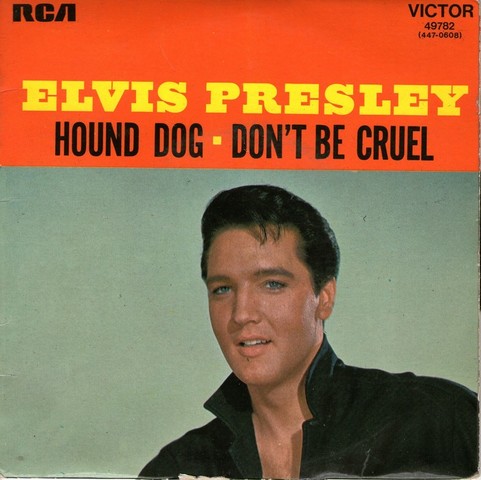 Elvis Presley's "Hound Dog" and "Don't Be Cruel" reached #1.