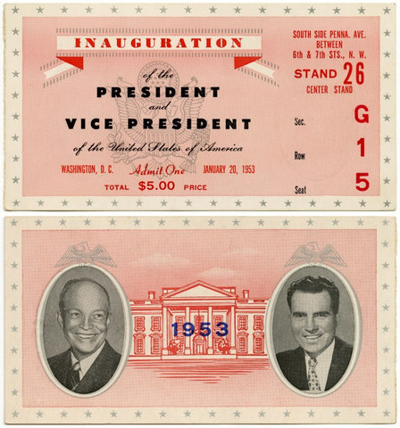 Eisenhower-Nixon ticket won the presidency