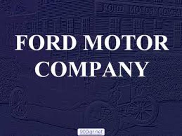 Основание Ford Motor Company.