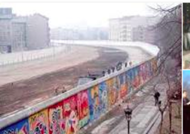 Berlin wall falls