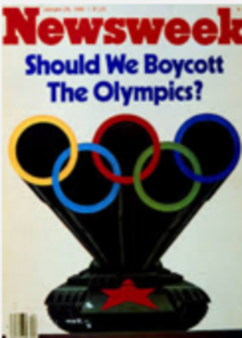 U.S. boycott of the summer olympics.
