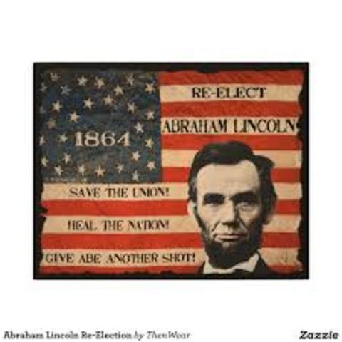 Lincoln re-elected