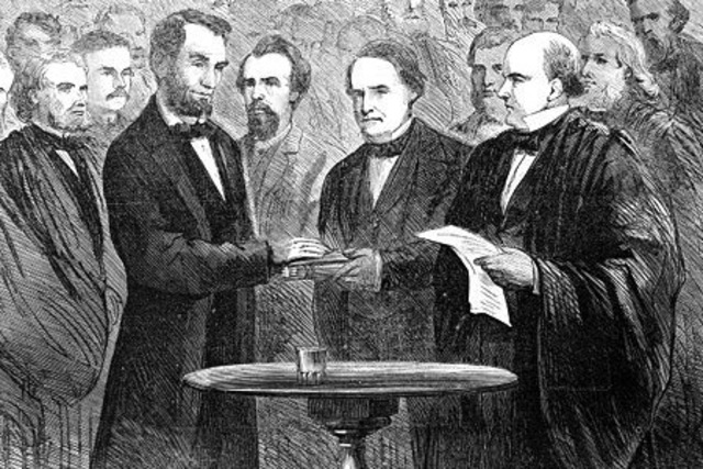 Lincoln is re-elected