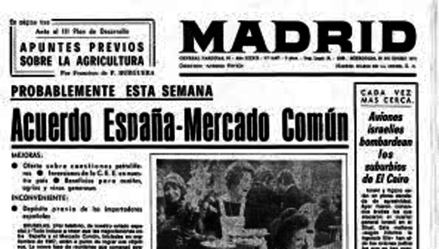 Primer periodico diario en España "Diario de Madid"