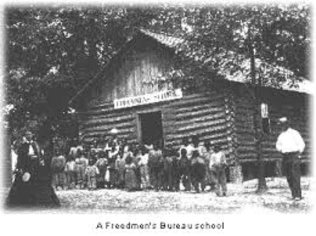 Congress creates Freedmen's Bureau