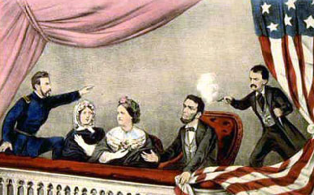Lincoln assassinated: Johnson becomes president