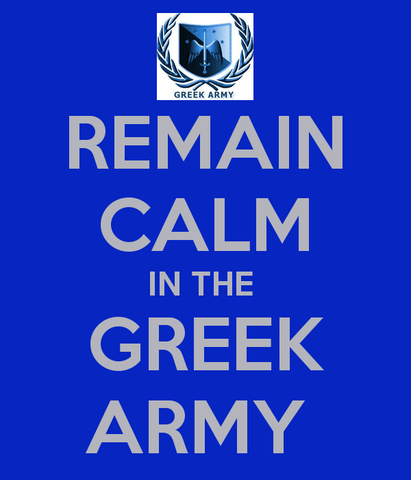 SOLDIER TO GREEK ARMY