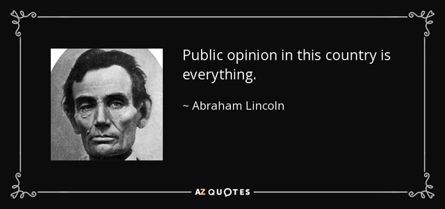 The Public Opinion Of Abraham